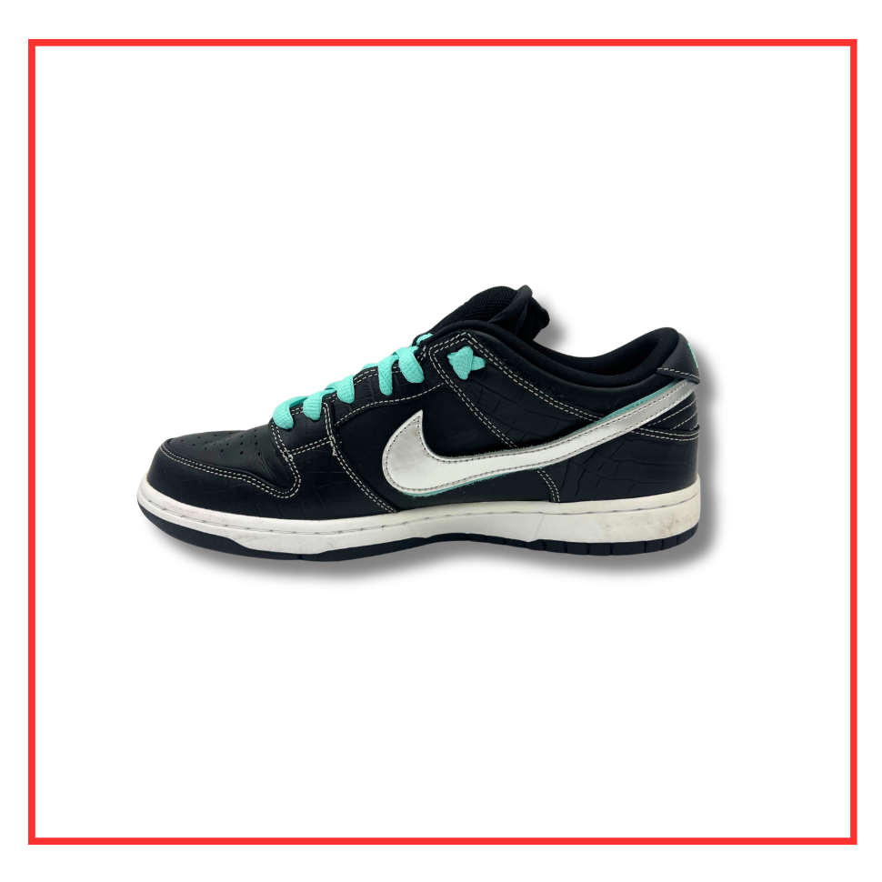 Nike SB Dunk Low Diamond Supply Co. Black Diamond (Preloved) UK 9