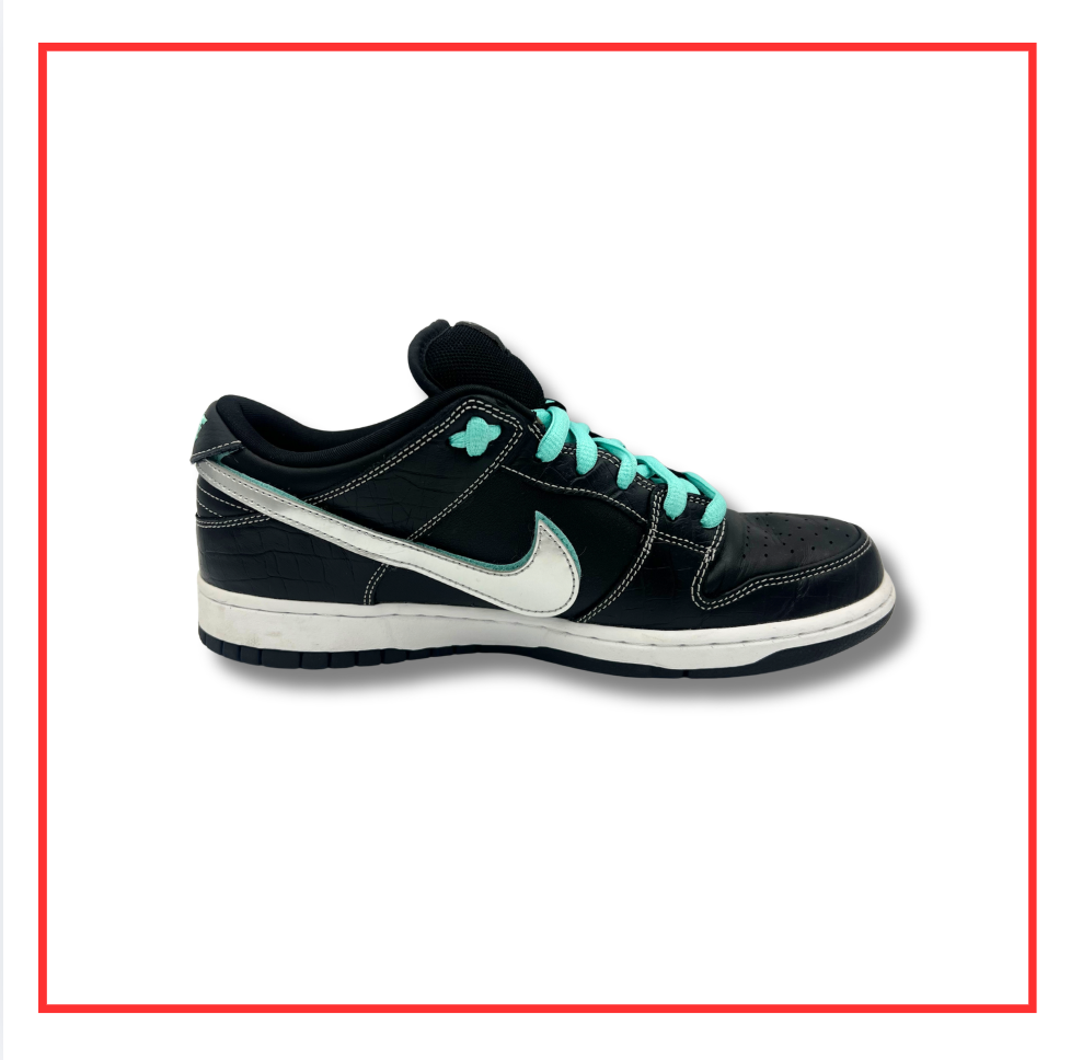Nike SB Dunk Low Diamond Supply Co. Black Diamond (Preloved) UK 9