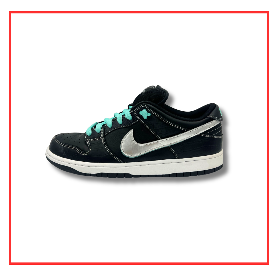 Nike SB Dunk Low Diamond Supply Co. Black Diamond (Preloved) UK 9