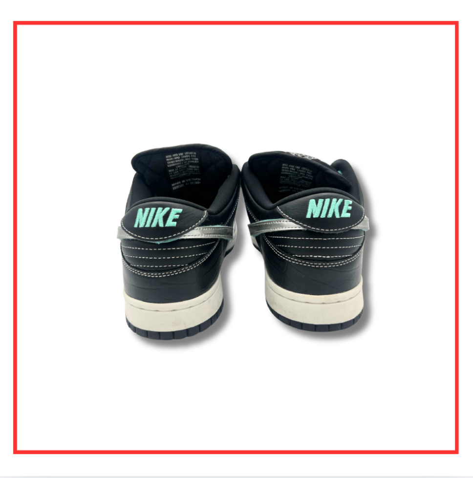 Nike SB Dunk Low Diamond Supply Co. Black Diamond (Preloved) UK 9