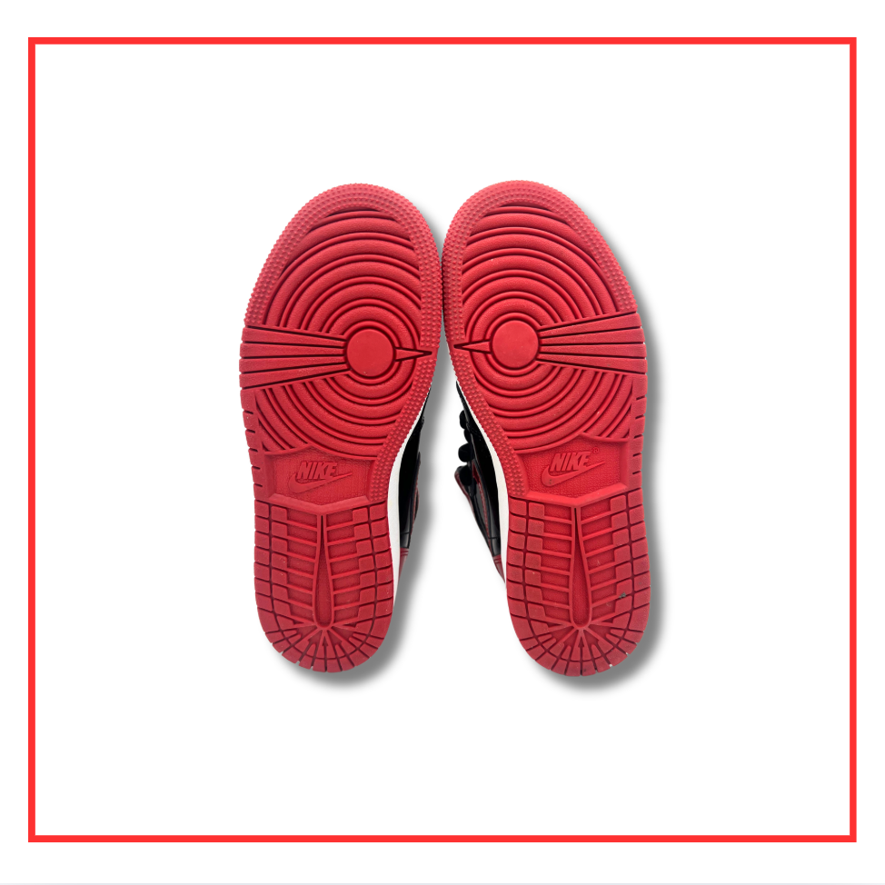 Air Jordan 1 Retro High OG Patent Bred (Preloved) UK 3 (GS)