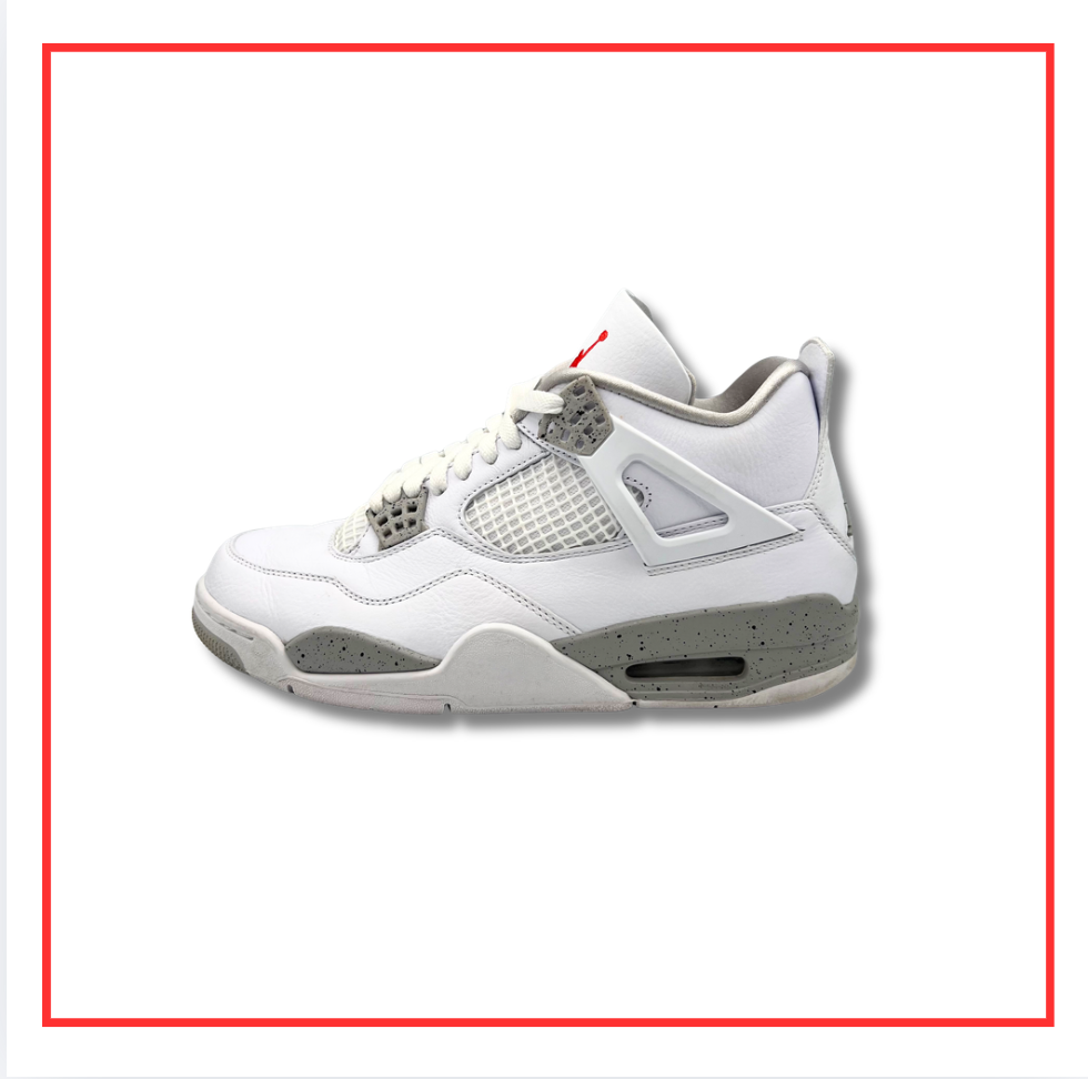 Air Jordan 4 Retro White Oreo (2021) (Preloved) UK 7.5