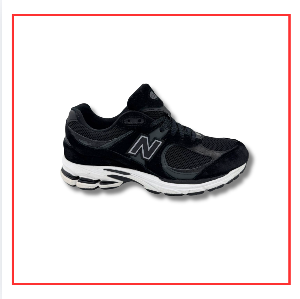 New Balance 2002R Black Gunmetal (Preloved) UK 9