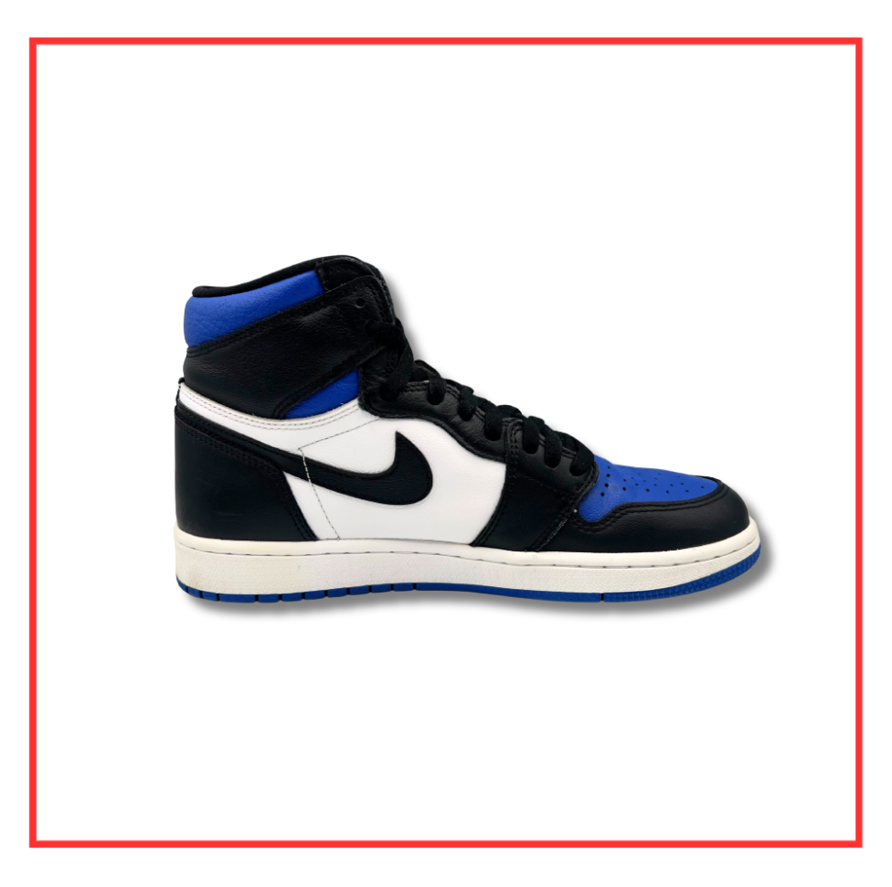 Air Jordan 1 Retro High OG Royal Toe Blue (Preloved) UK 7.5