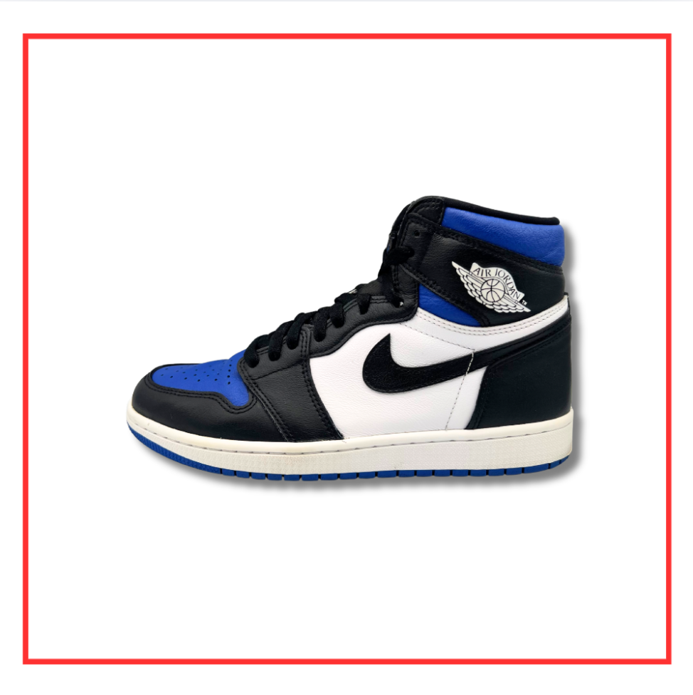 Air Jordan 1 Retro High OG Royal Toe Blue (Preloved) UK 7.5