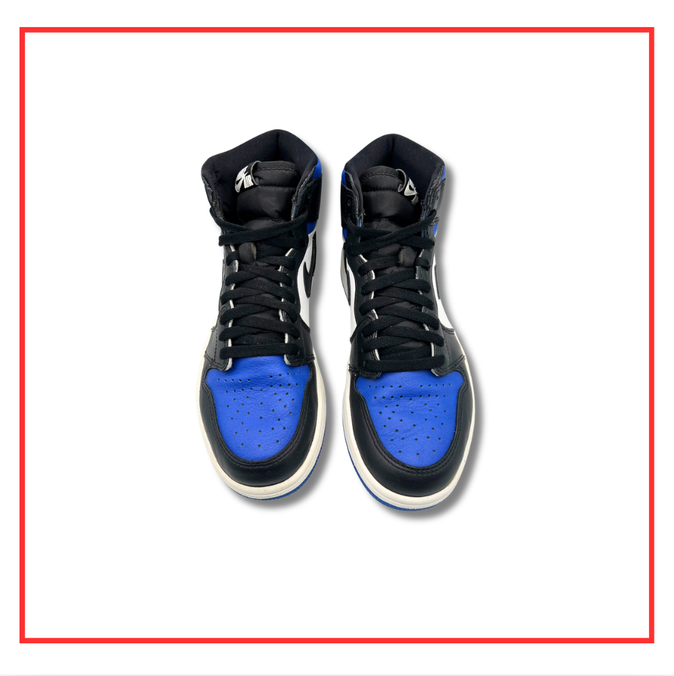 Air Jordan 1 Retro High OG Royal Toe Blue (Preloved) UK 7.5