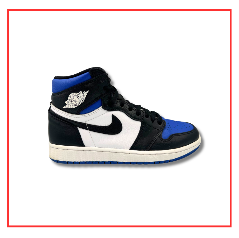 Air Jordan 1 Retro High OG Royal Toe Blue (Preloved) UK 7.5