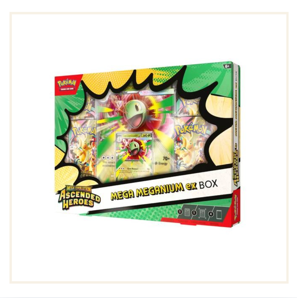 Pokèmon Mega Evolution Ascended Heroes Mega Meganium Ex Box