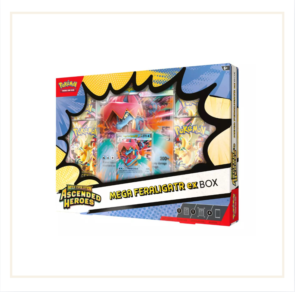 Pokémon Mega Evolution Ascended Heroes Mega Feraligatr Ex Box (2026)