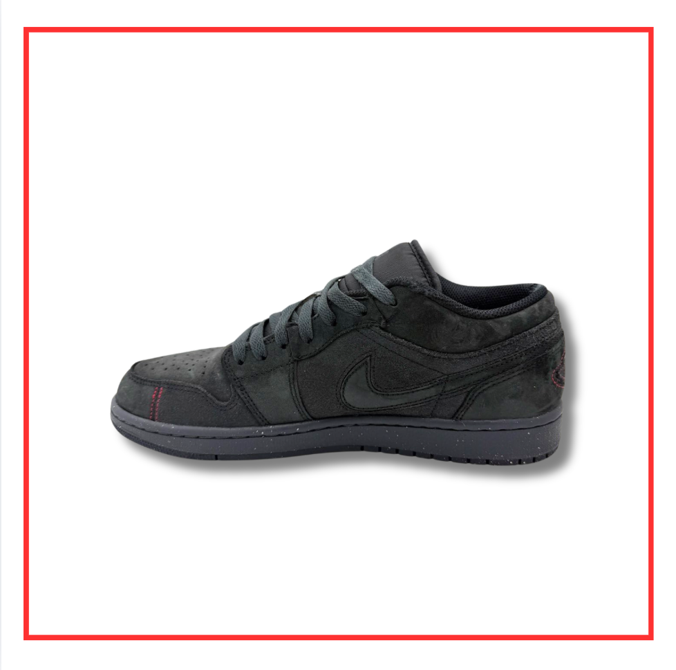 Air Jordan 1 Low SE Craft Dark Smoke Grey Varsity Red (Preloved) UK 9
