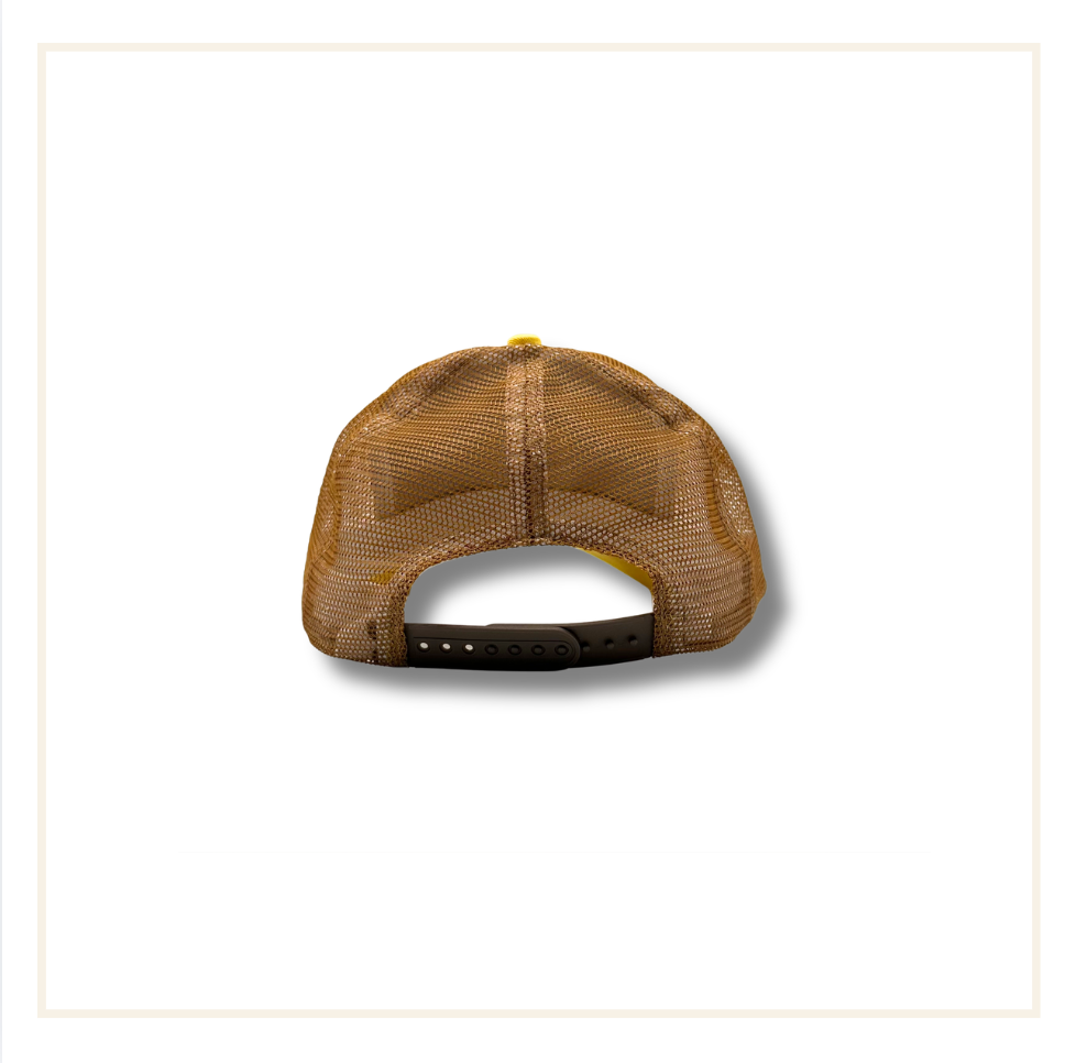 EAFITTED Trucker Cap Brown/Yellow