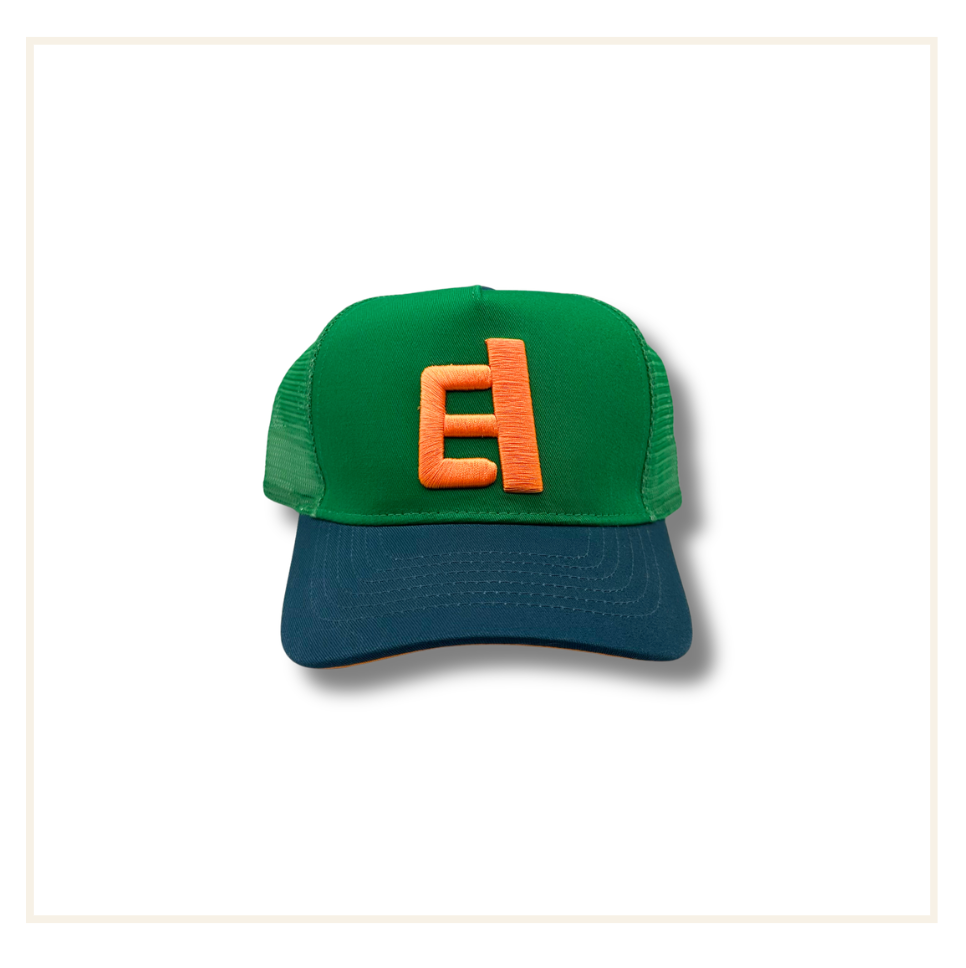 EAFITTED Trucker Cap Green/Blue