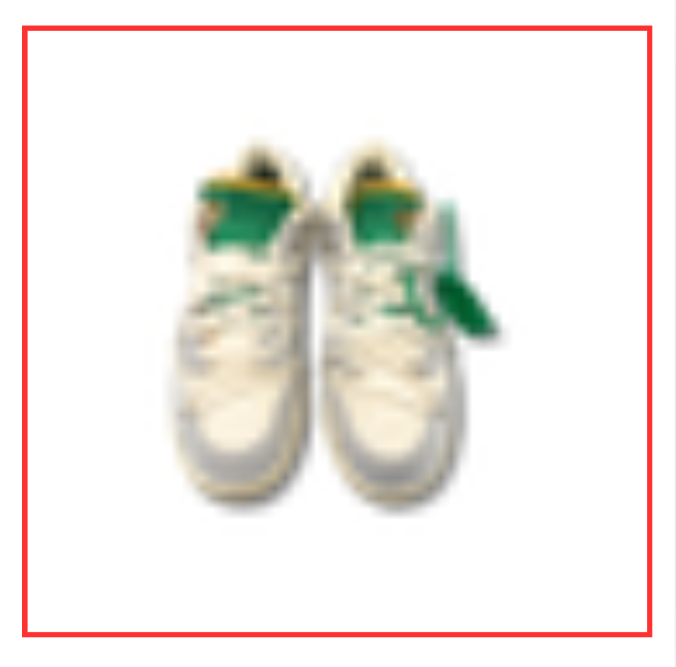 Off-White x Nike Dunk Low White Lot 25 (Preloved) UK 10