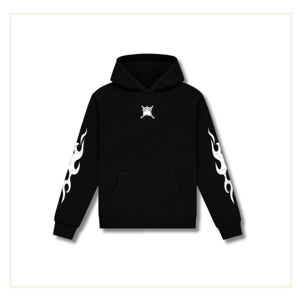 The Survival Couture Faded Black Hoodie