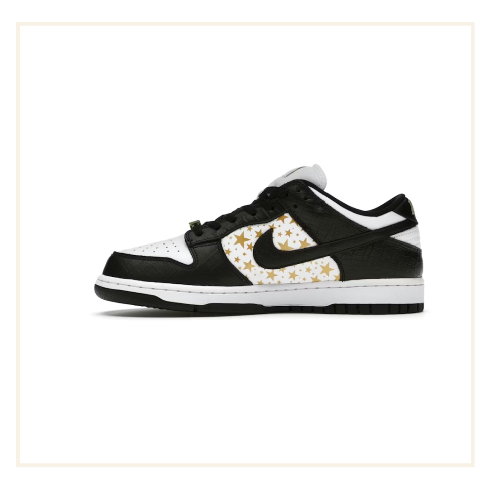 Nike x Supreme Dunk SB Low Stars Black (2021)