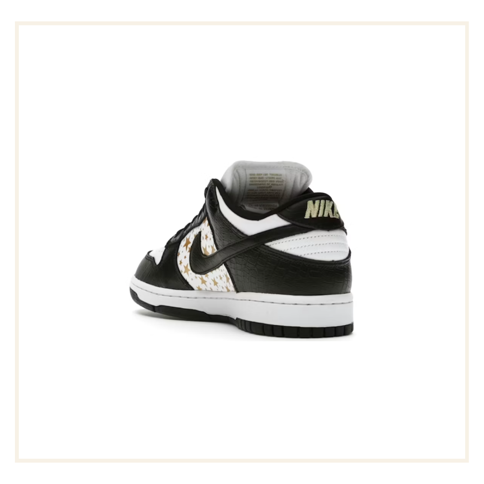 Nike x Supreme Dunk SB Low Stars Black (2021)