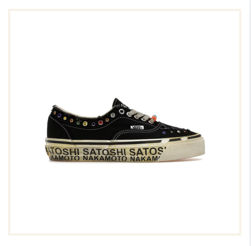 Vans OTW Era 95 Satoshi Nakamoto Round Lucky Charm