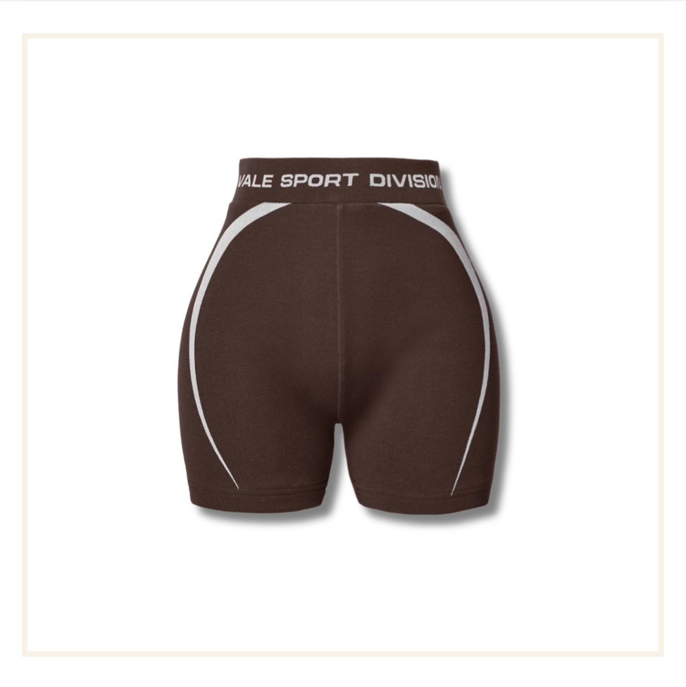 Vale Forever 007 Berlin Rugby Tee / Short Set Brown (Women's)