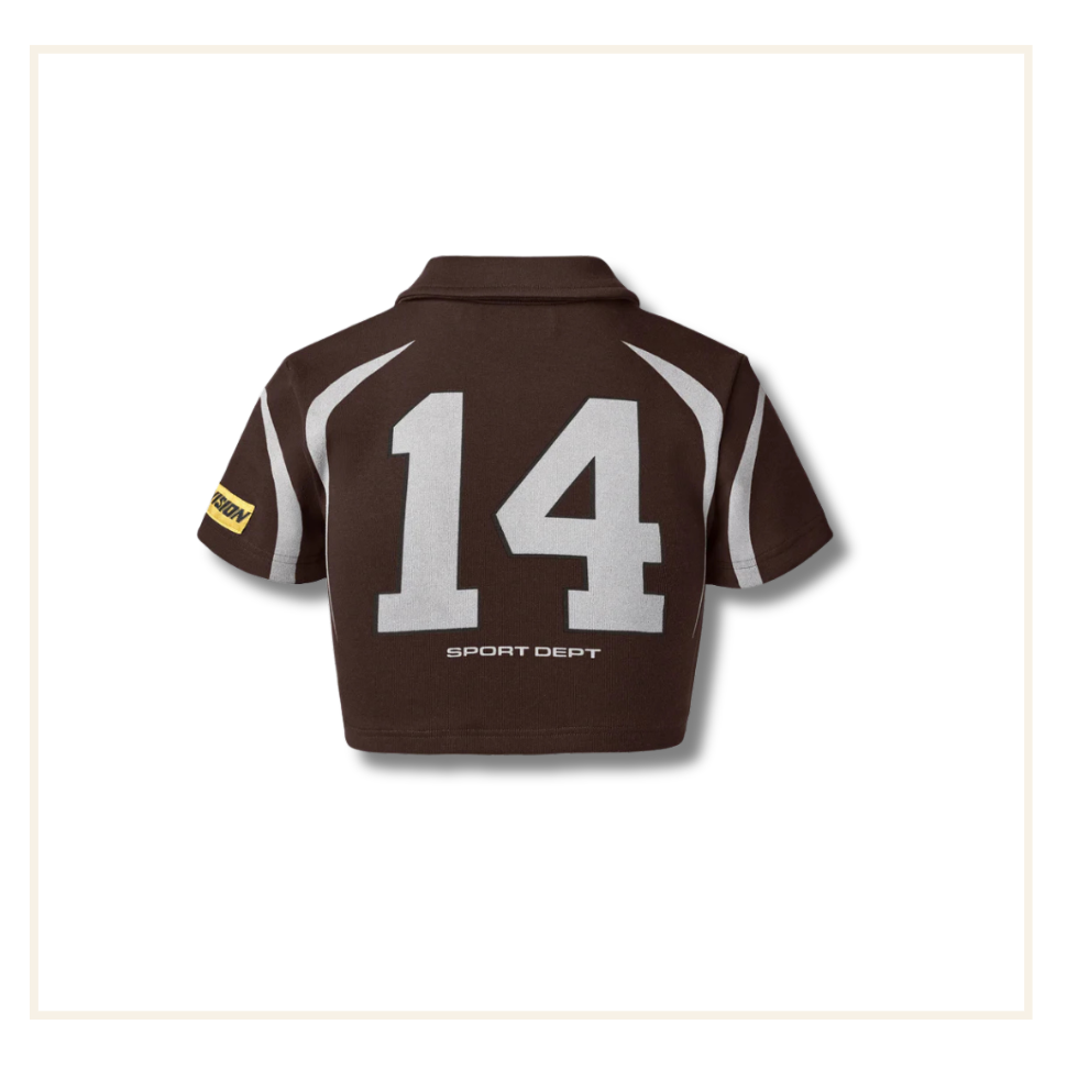Vale Forever 007 Berlin Rugby Tee / Short Set Brown (Women's)