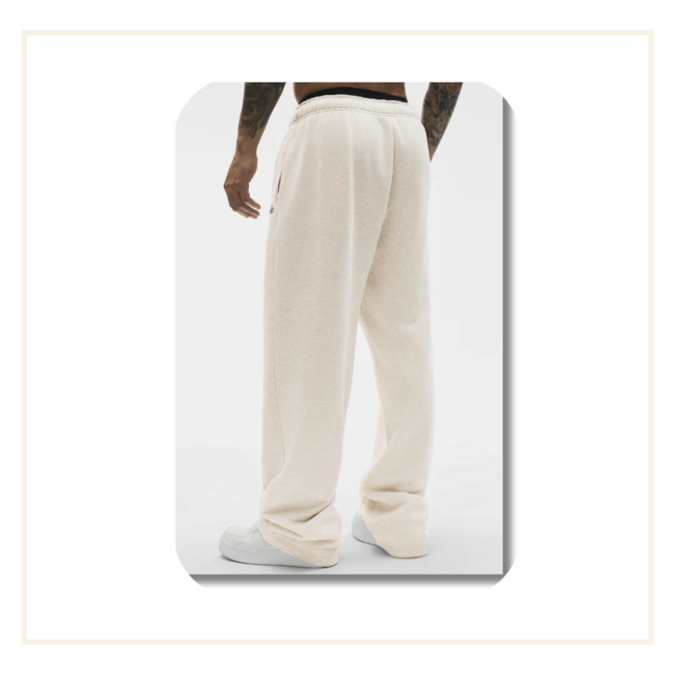 Alo Accolade Straight Leg Sweatpant Oatmeal Heather