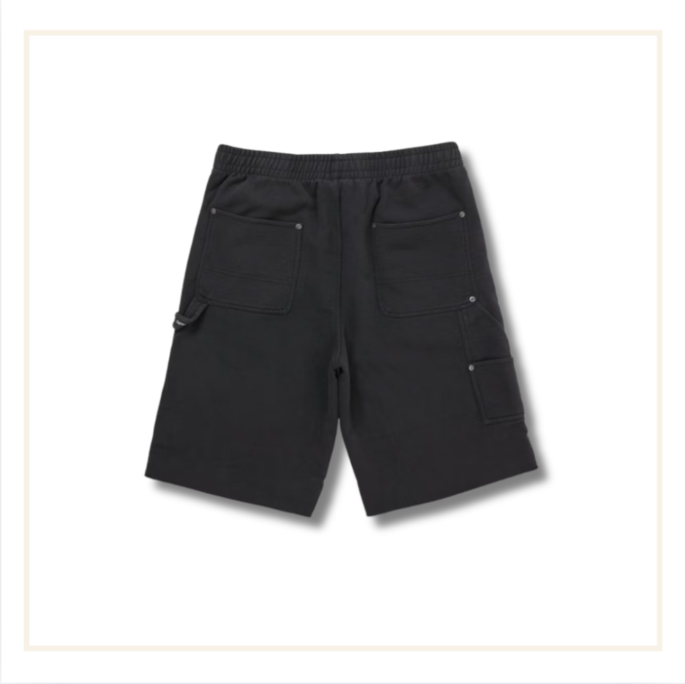 Supreme Double Knee Painter Sweatshort Black