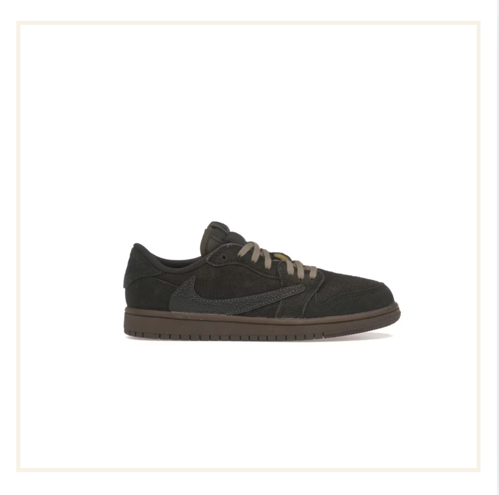 Travis Scott x Air Jordan 1 Retro Low OG SP Velvet Brown (PS)
