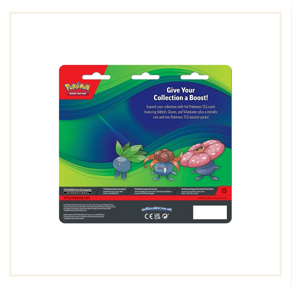 Pokémon TCG Enhanced Two-Pack Blister Oddish, Gloom & Vileplume