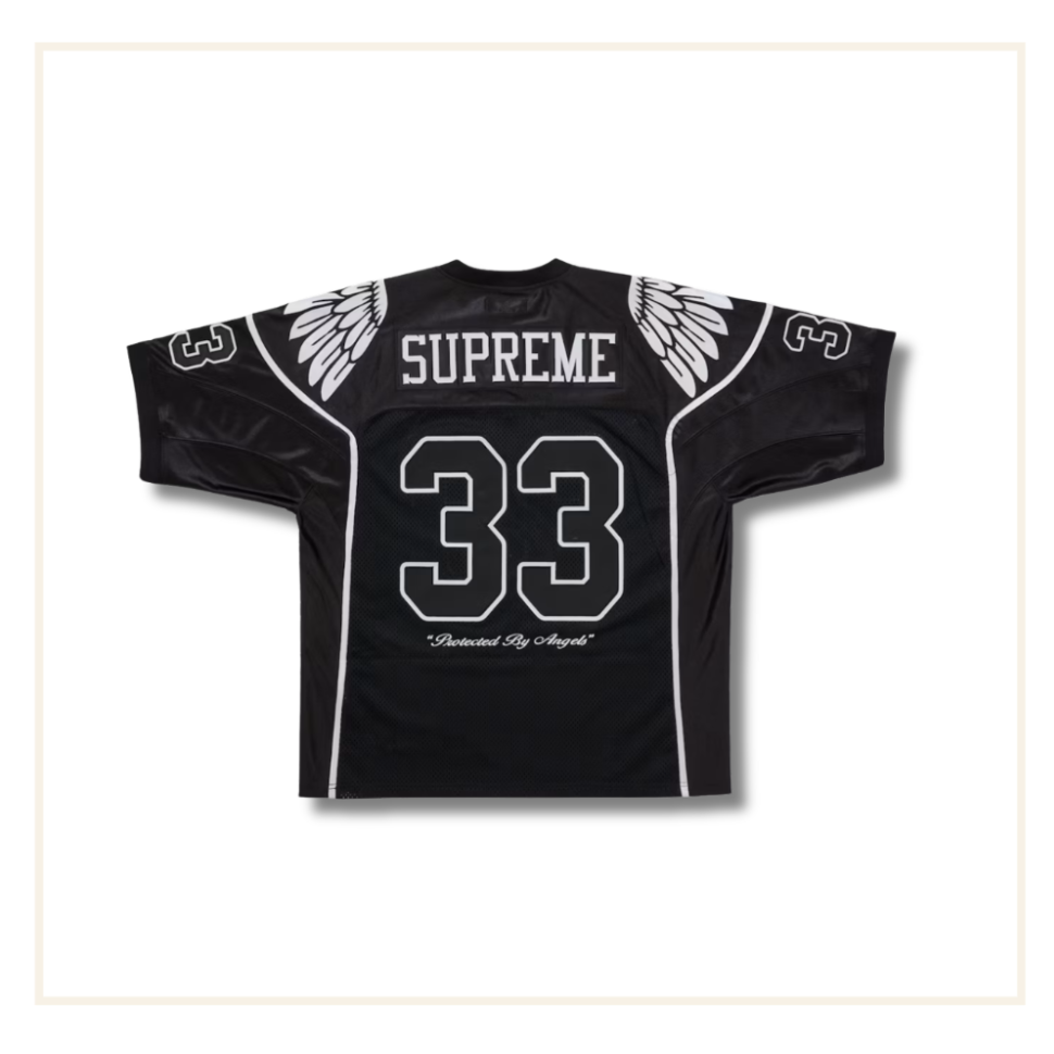 Supreme Wings Football Jersey Black