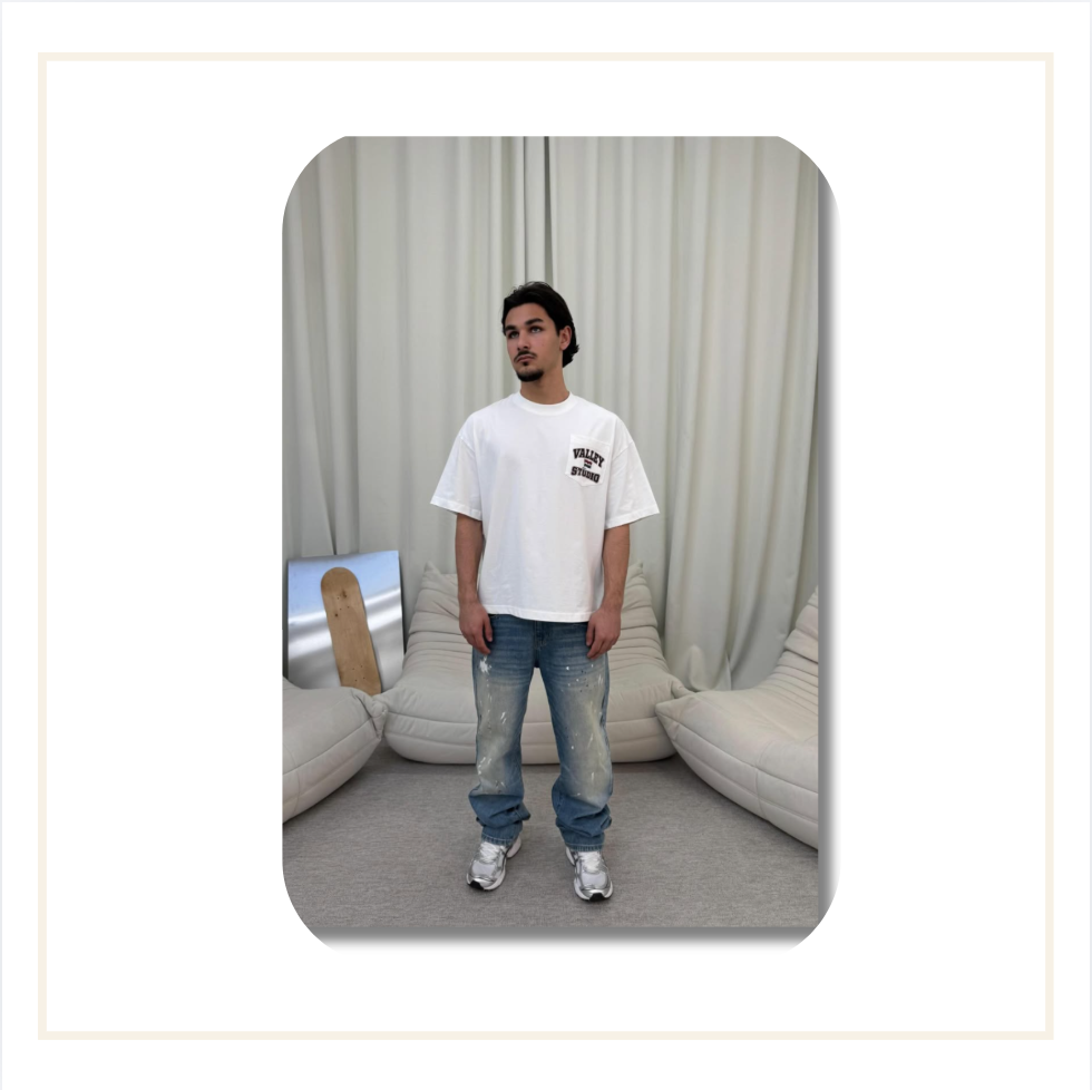 Suavo World x Studio By Charles LDN to AMS T-Shirt White