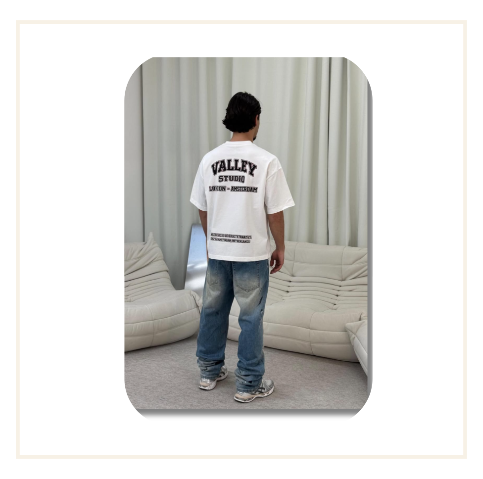 Suavo World x Studio By Charles LDN to AMS T-Shirt White