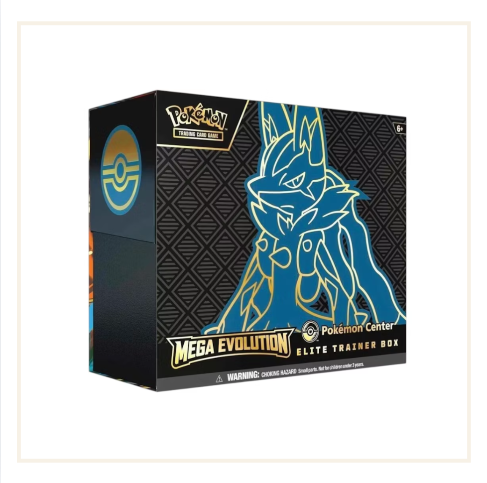 Pokémon Mega Evolution Mega Lucario Elite Trainer Box Pokemon Center (2025)