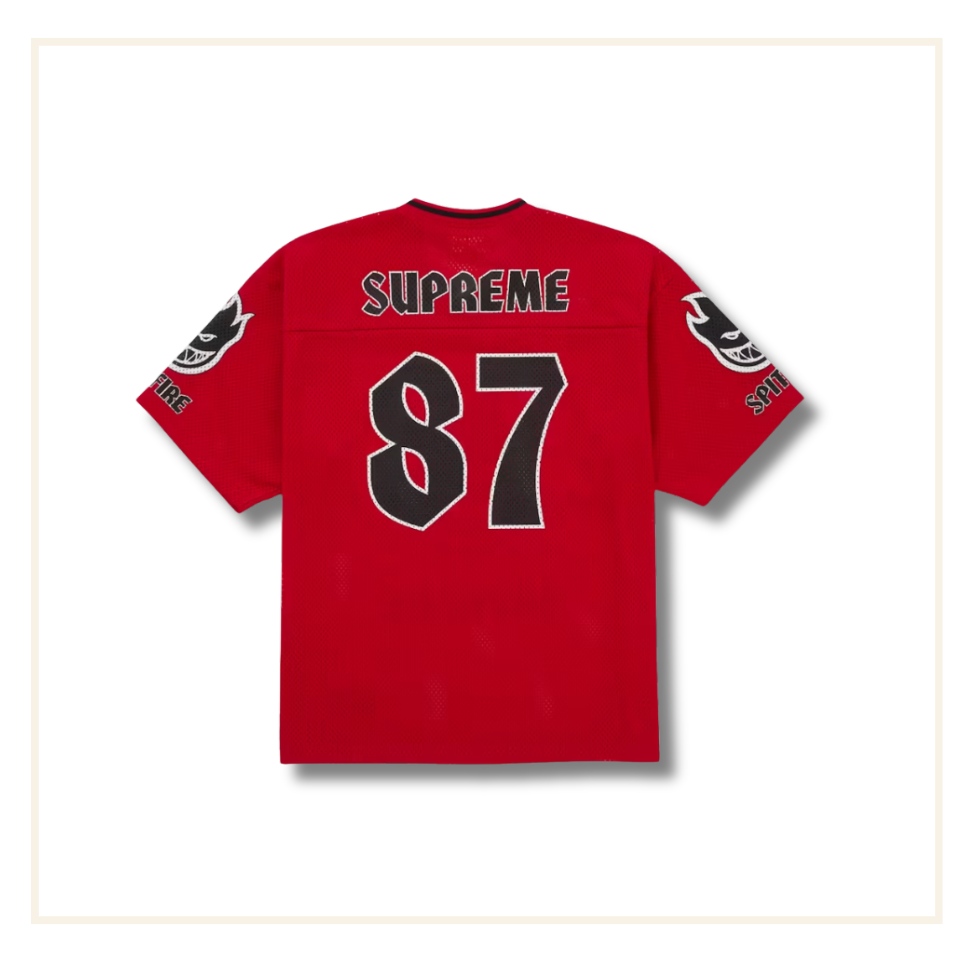 Supreme Spitfire Football Jersey Red