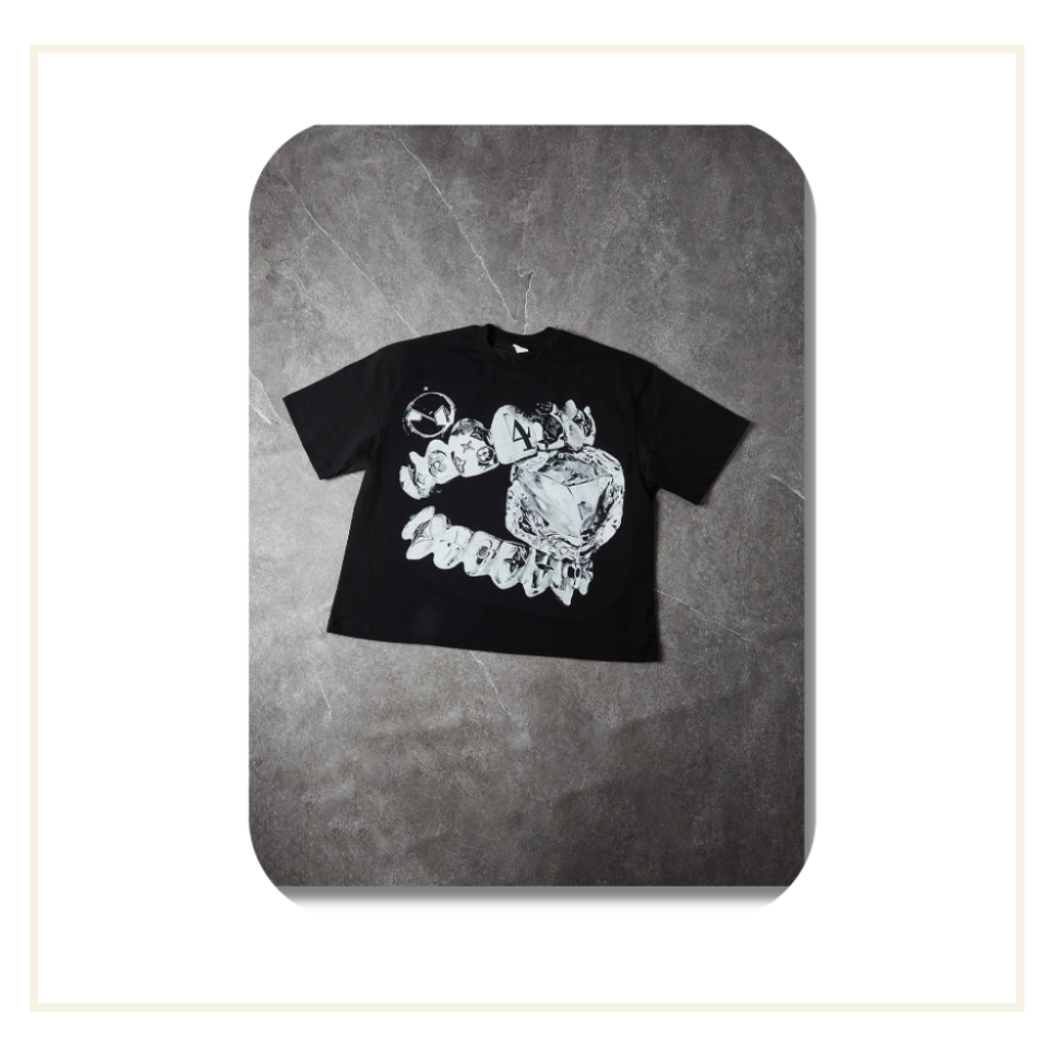 Noissey Liquid Chrome Monogram T-Shirt Black