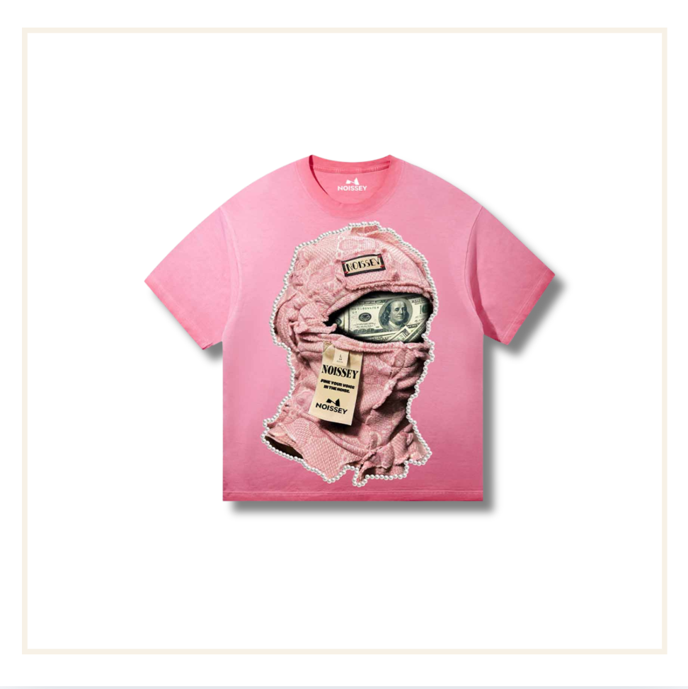 Noissey Tech Headgear T-Shirt Washed Pink