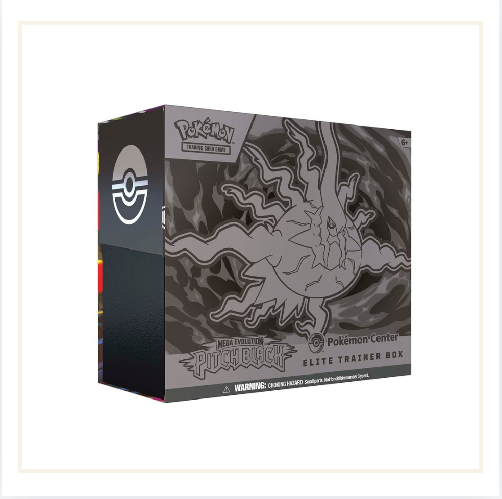 Pokémon Mega Evolution Pitch Black Pokemon Center Elite Trainer Box (2026)