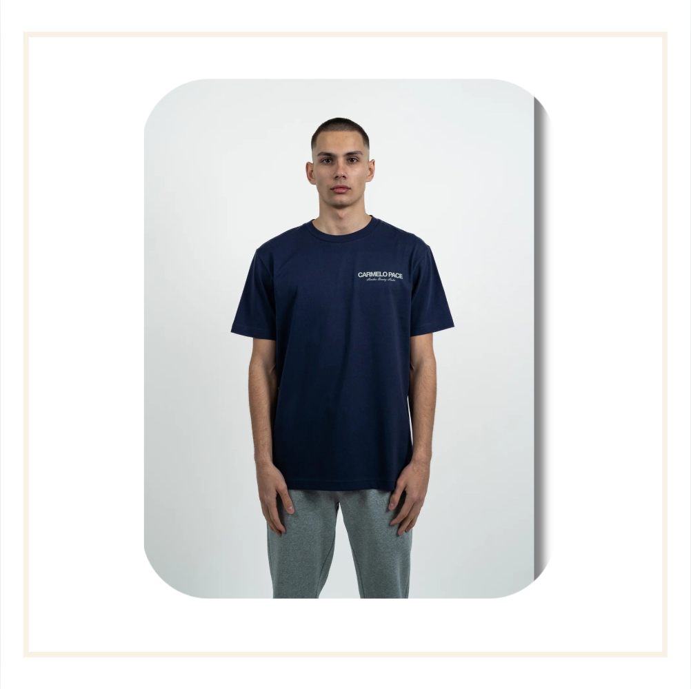 Carmelo Pace Marathon Tour T-Shirt Navy