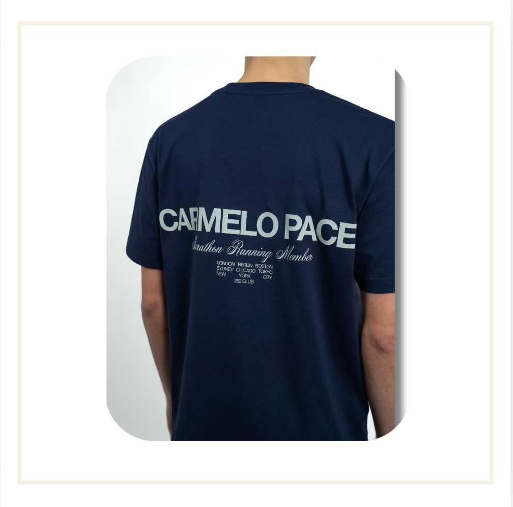 Carmelo Pace Marathon Tour T-Shirt Navy