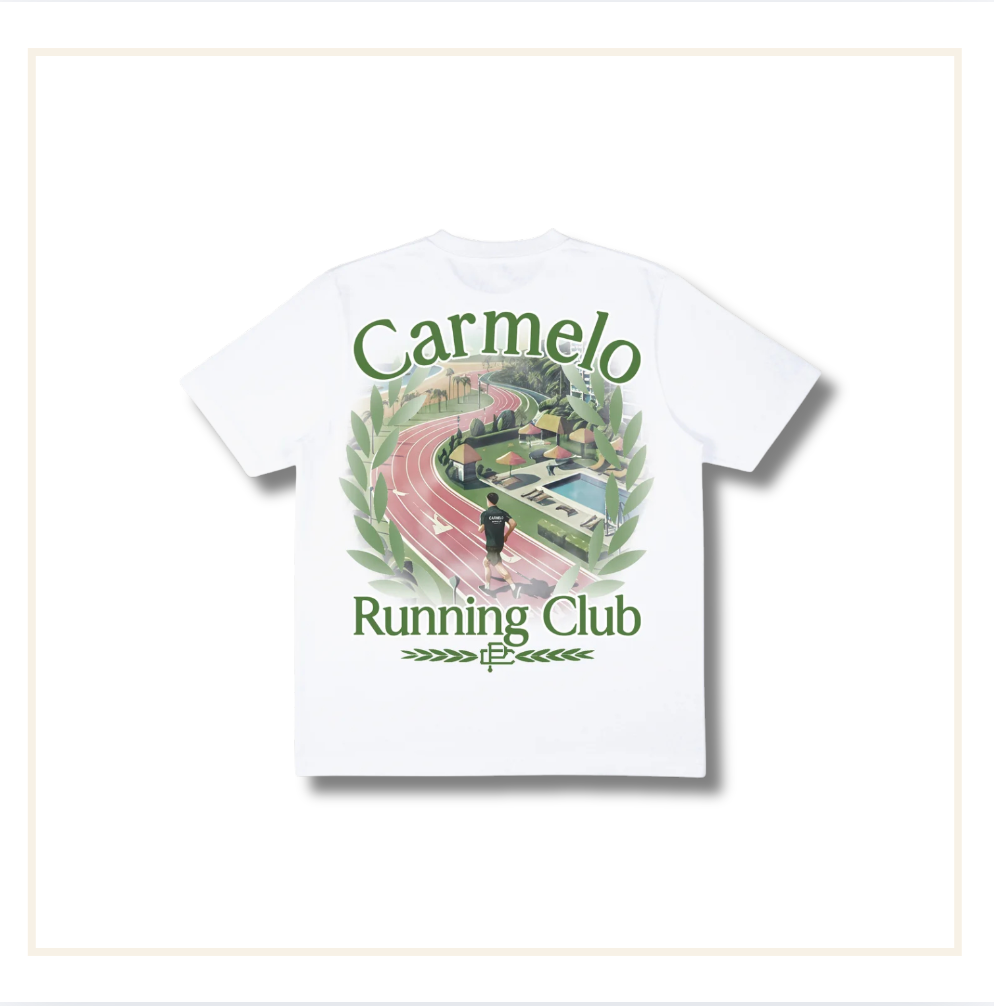Carmelo Pace Running 2.0 Club T-Shirt White