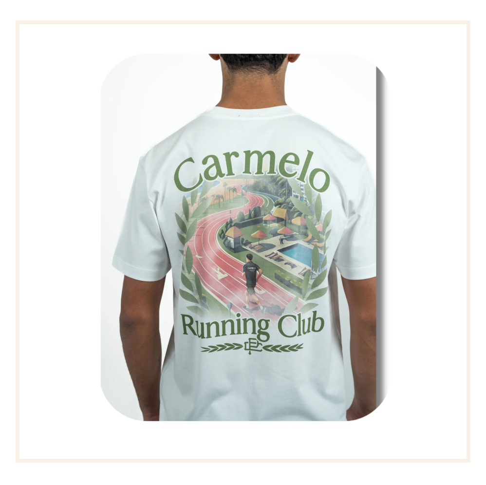 Carmelo Pace Running 2.0 Club T-Shirt White