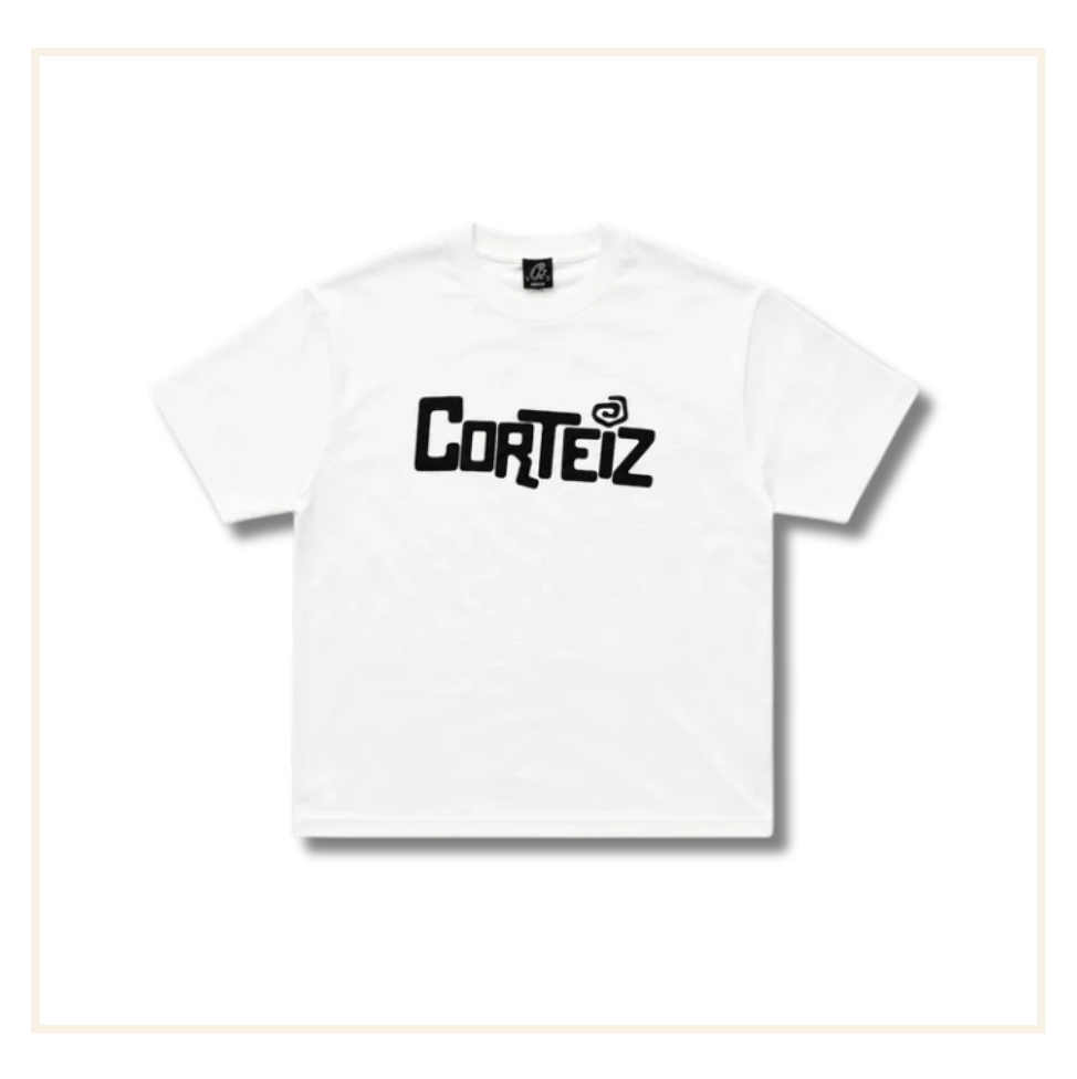 Corteiz Squiggly Tee White