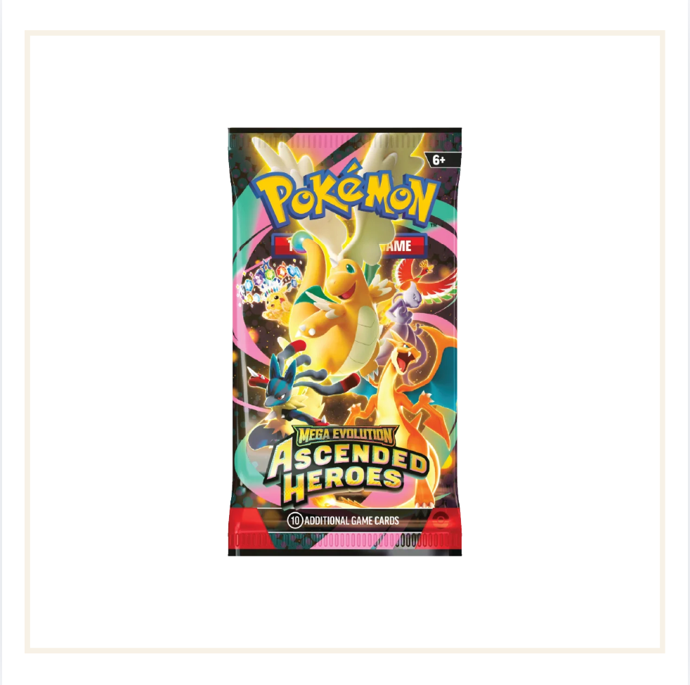 Pokémon TCG: Mega Evolution  Ascended Heroes (One Pack)