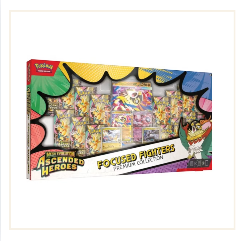 Pokémon Mega Evolutions Ascended Heroes Focused Fighters Premium Collection (2026)