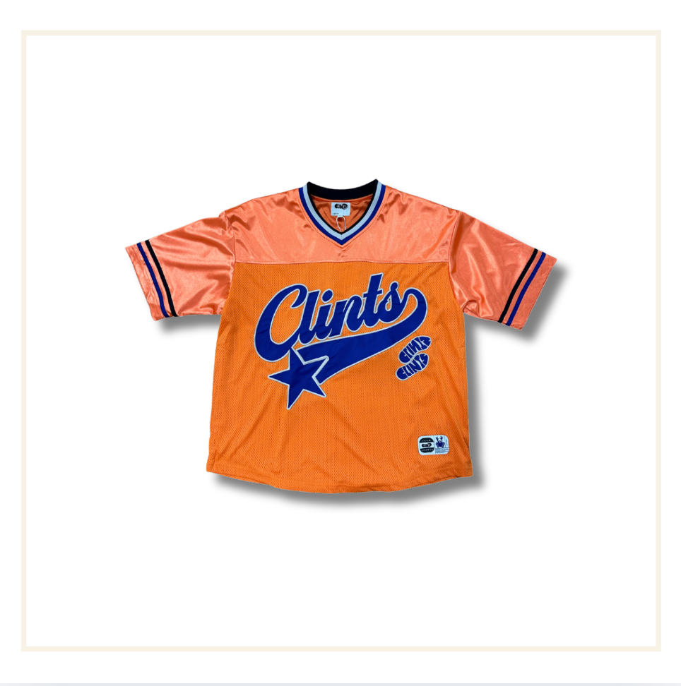 Clint’s Inc Jersey - Orange/Blue