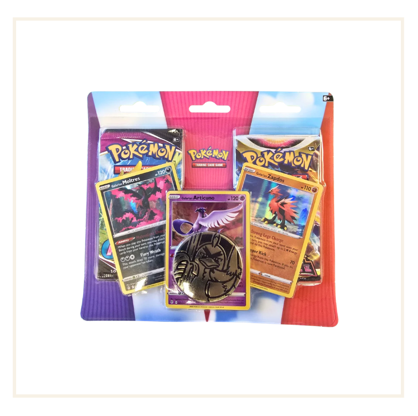 Pokémon Enhanced 2-Pack Blister Pack (Galarian Articuno, Galarian Zapdos, & Galarian Moltres)