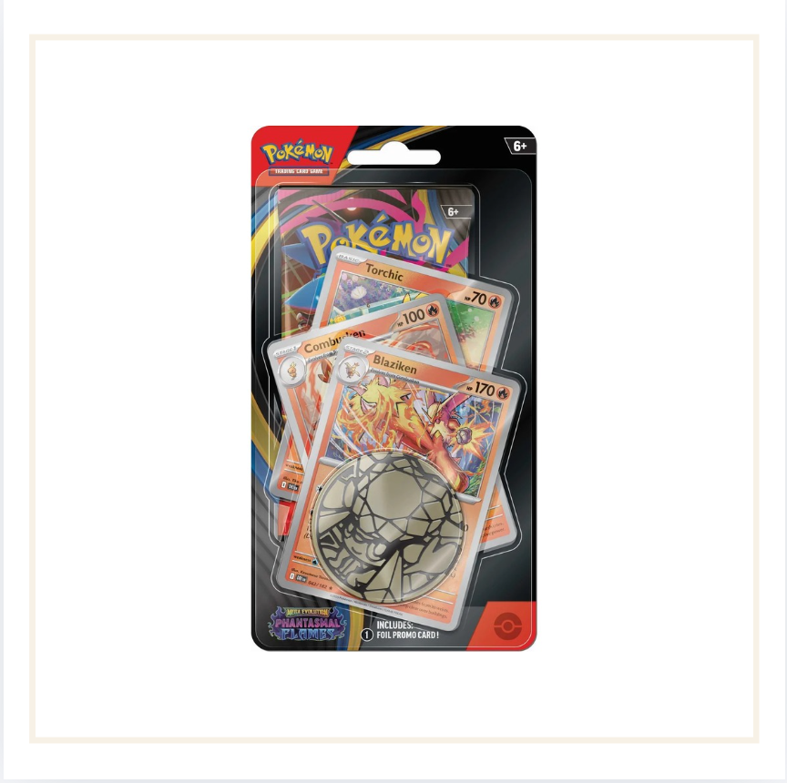 Pokémon Mega Evolution Phantasmal Flames Premium Checklane Blister