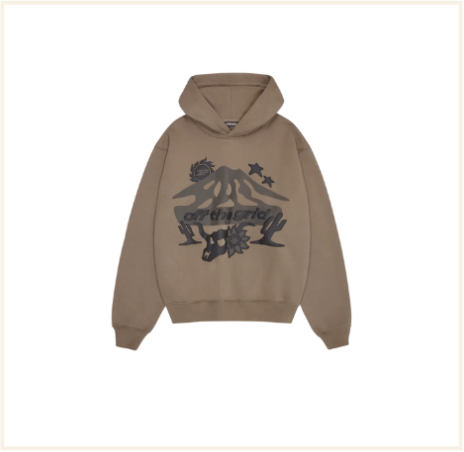 Broken Planet Off the Grid Hoodie Cinder Brown