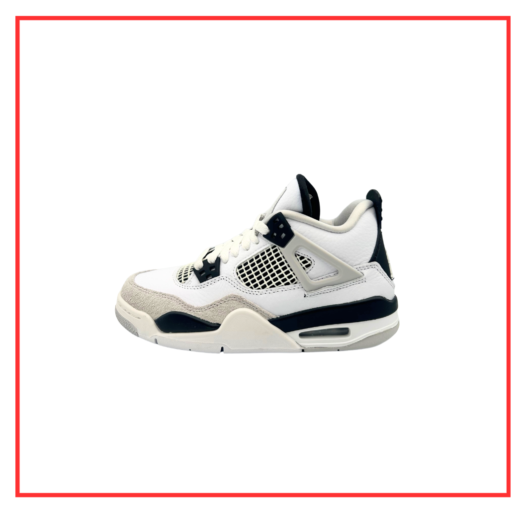 Air Jordan 4 Retro Military Black (GS) (Preloved) UK 3.5
