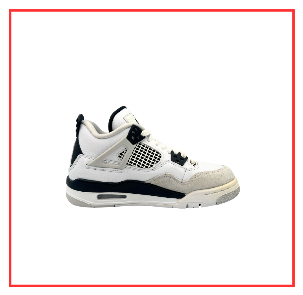 Air Jordan 4 Retro Military Black (GS) (Preloved) UK 3.5