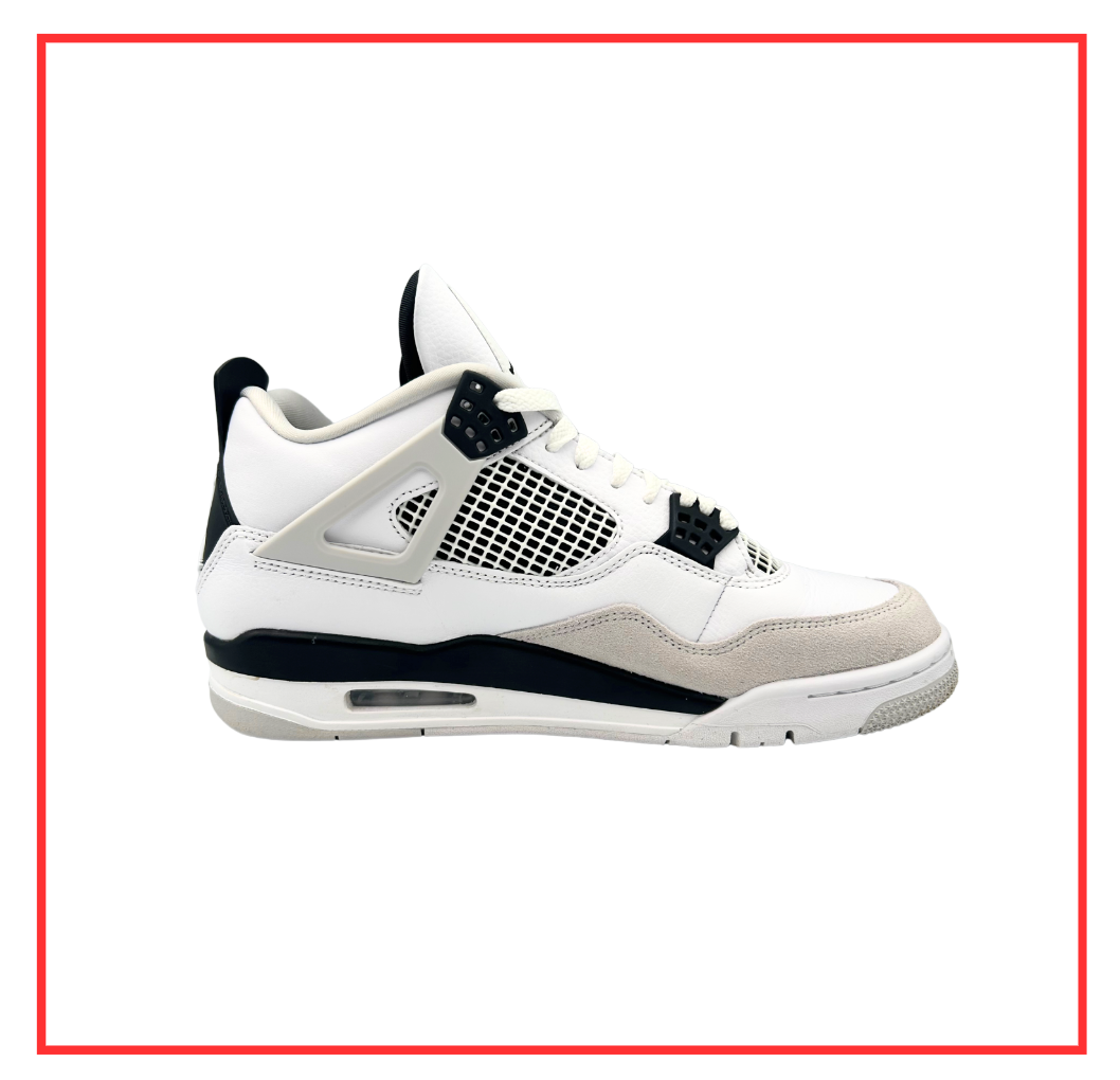 Air Jordan 4 Retro Military Black (Preloved) UK 9.5