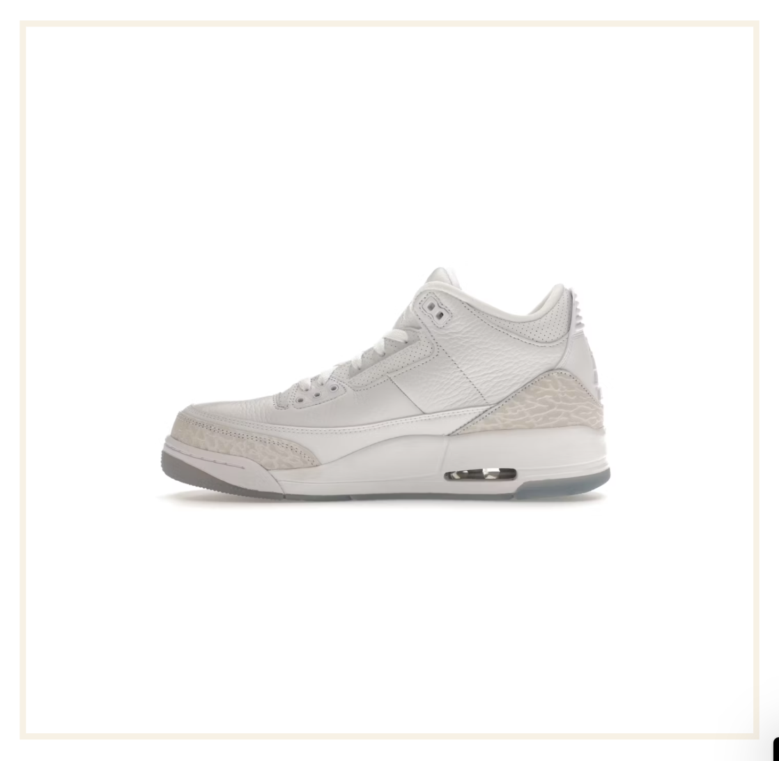 Air Jordan 3 Retro Pure White (2018)
